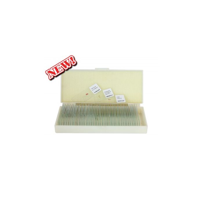saxon Prepared Animal Biological Microscope Slides (50pc)