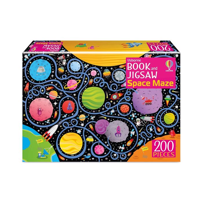 Usborne Book and Jigsaw Space Maze by Sam Smith