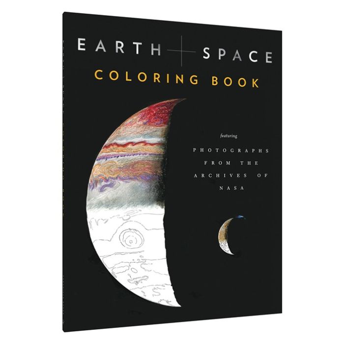 Earth and Space Coloring Book Featuring Photographs from the Archives of NASA