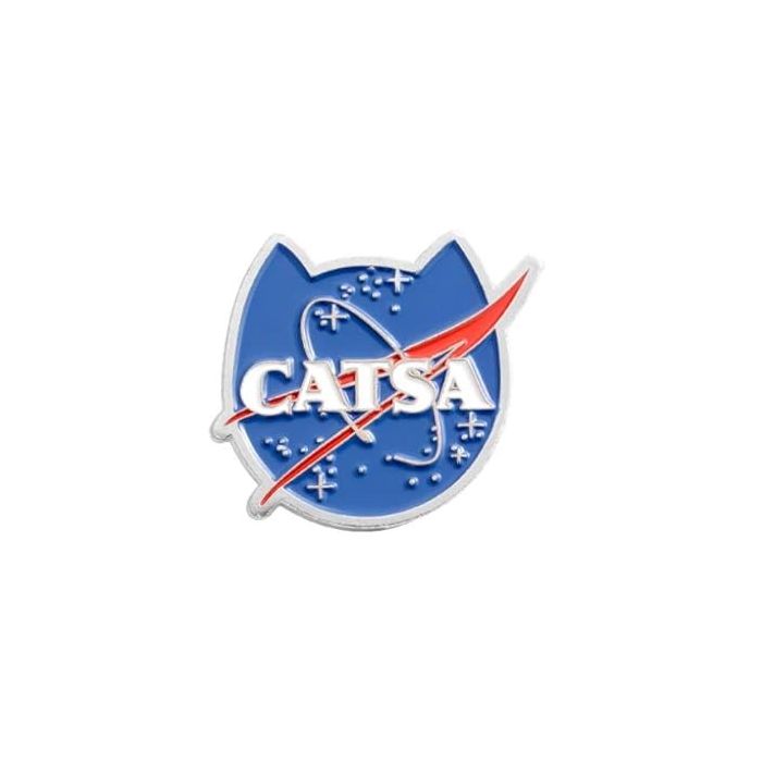 CATSA Cat Astronaut Enamel Pin