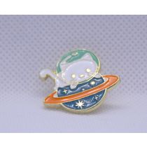 Cat Astronaut Enamel Pin Style 1