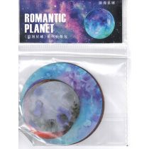 Romantic Planet Die Cut Stickers 20 Pieces A