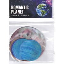 Romantic Planet Die Cut Stickers 20 Pieces C
